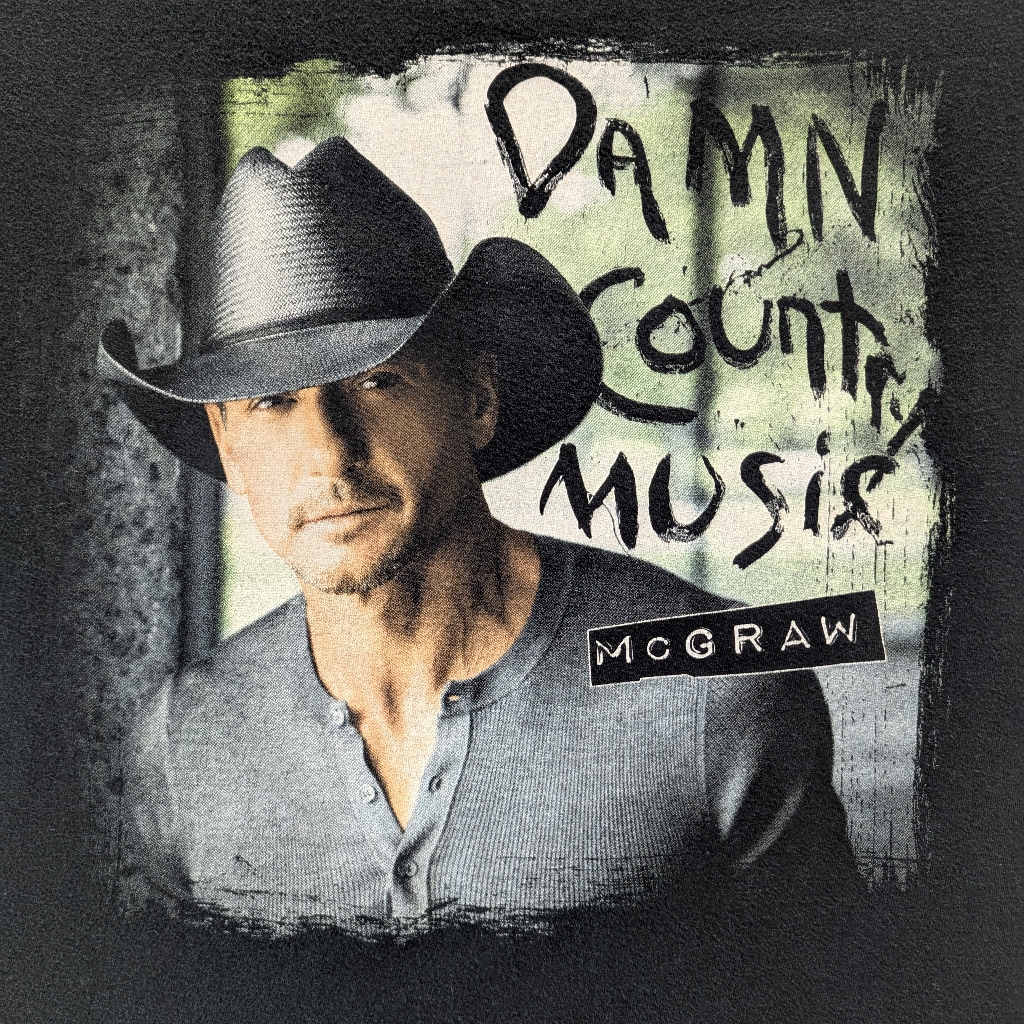Tim Mcgraw Concert TShirt Damn Country Music